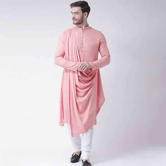 https://www.fitdrop.in/products/men-pink-solid-straight-kurta-with-attached-drape