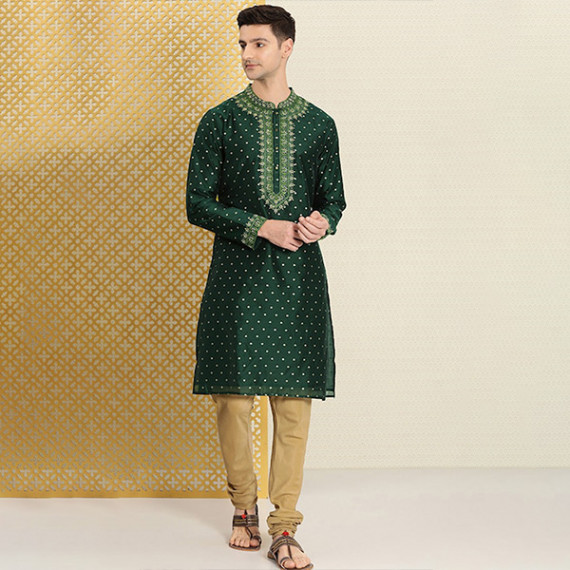 https://www.fitdrop.in/products/men-green-gold-toned-ethnic-motifs-embroidered-thread-work-jashn-kurta