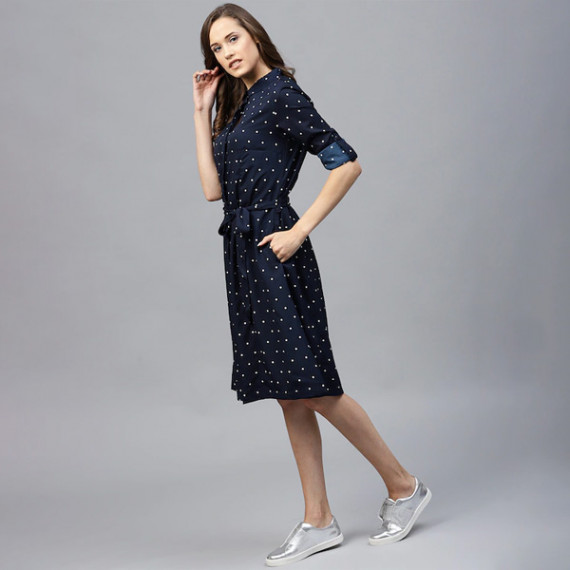 https://www.fitdrop.in/products/navy-blue-polka-dots-printed-shirt-dress