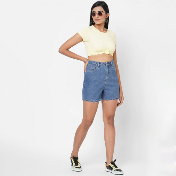 https://www.fitdrop.in/products/women-blue-slim-fit-high-rise-denim-shorts