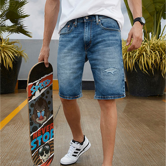 https://www.fitdrop.in/products/men-blue-washed-distressed-denim-shorts