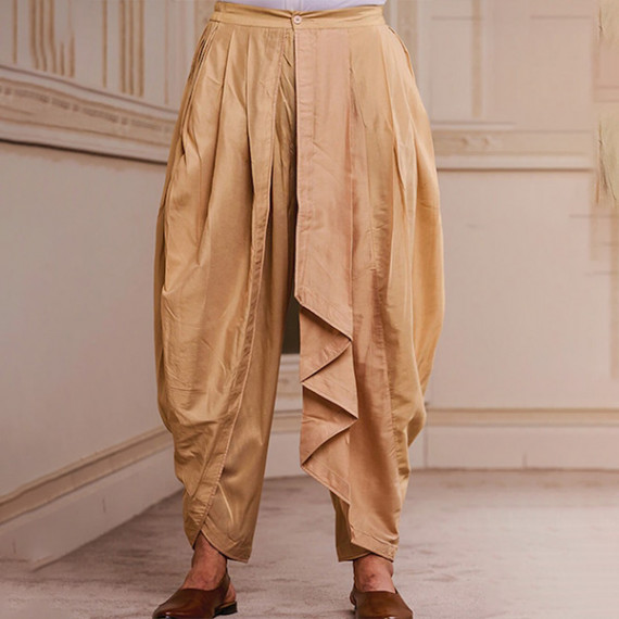 https://www.fitdrop.in/products/men-beige-solid-draped-dhoti-pants