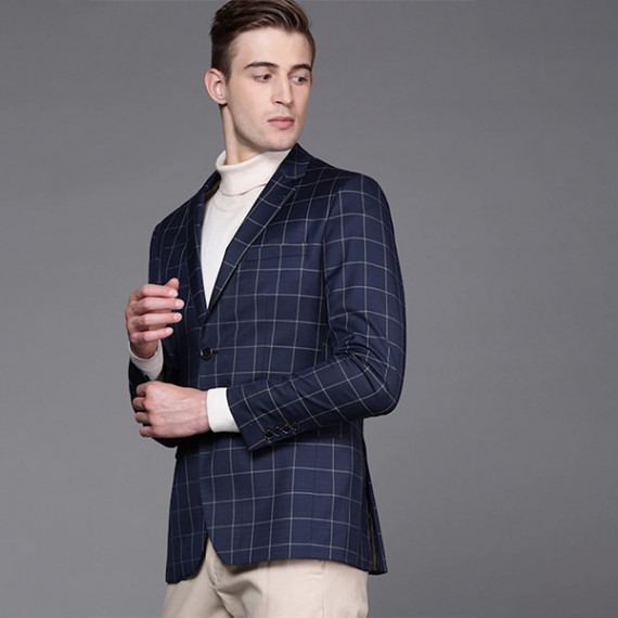https://www.fitdrop.in/products/men-navy-blue-beige-slim-fit-checked-single-breasted-smart-casual-blazer