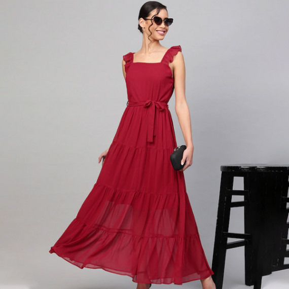 https://www.fitdrop.in/products/maroon-tiered-maxi-dress